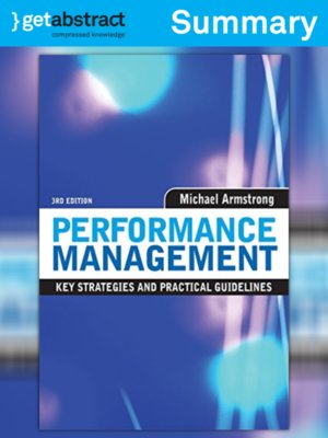 cover image of Performance Management (Summary)